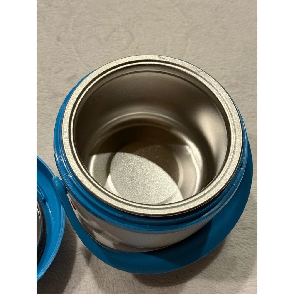 Crock-Pot Lunch Crock Food Warmer White Blue Portable Electric Lunch Box